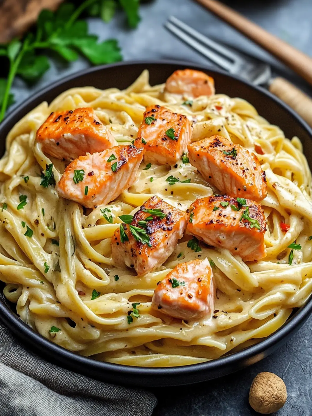 Creamy Honey Mustard Salmon Pasta You Can't Resist 5 Creamy Honey Mustard Salmon Pasta
