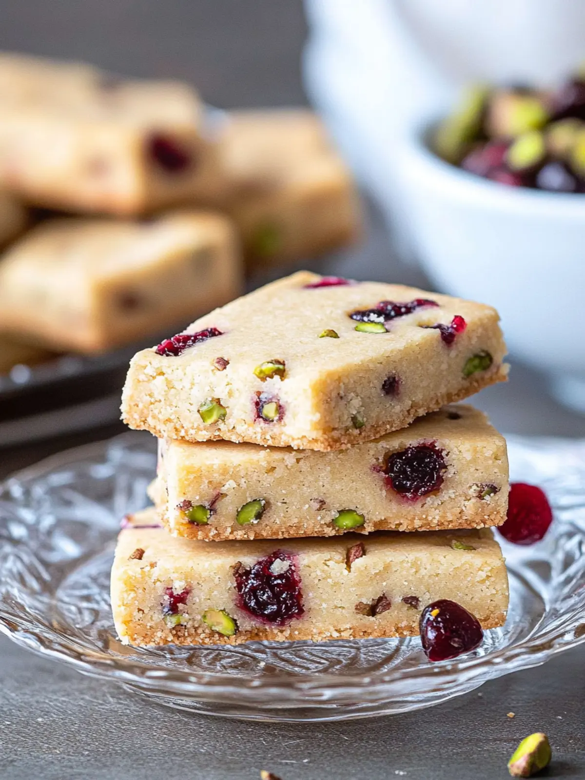 Cranberry Pistachio Shortbread: A Festive Treat to Cherish 4 Cranberry Pistachio Shortbread