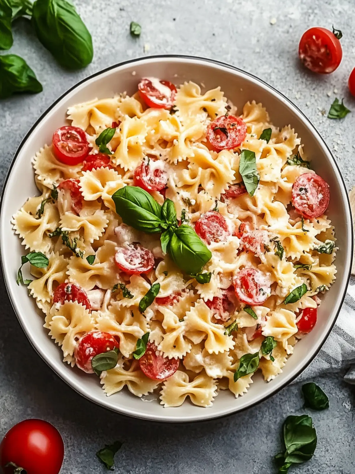 Creamy Boursin Cheese Pasta with Burst Cherry Tomatoes 2 Boursin Cheese Pasta