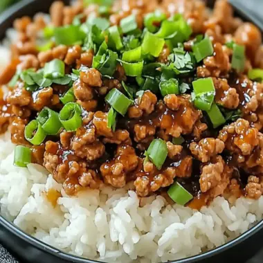 Sweet and Savory Honey Garlic Ground Turkey in 25 Minutes 9 Honey Garlic Ground Turkey