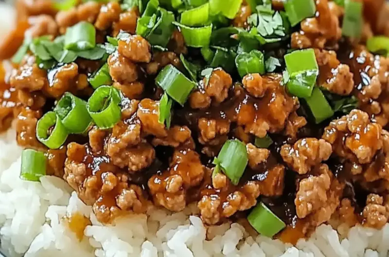 Honey Garlic Ground Turkey