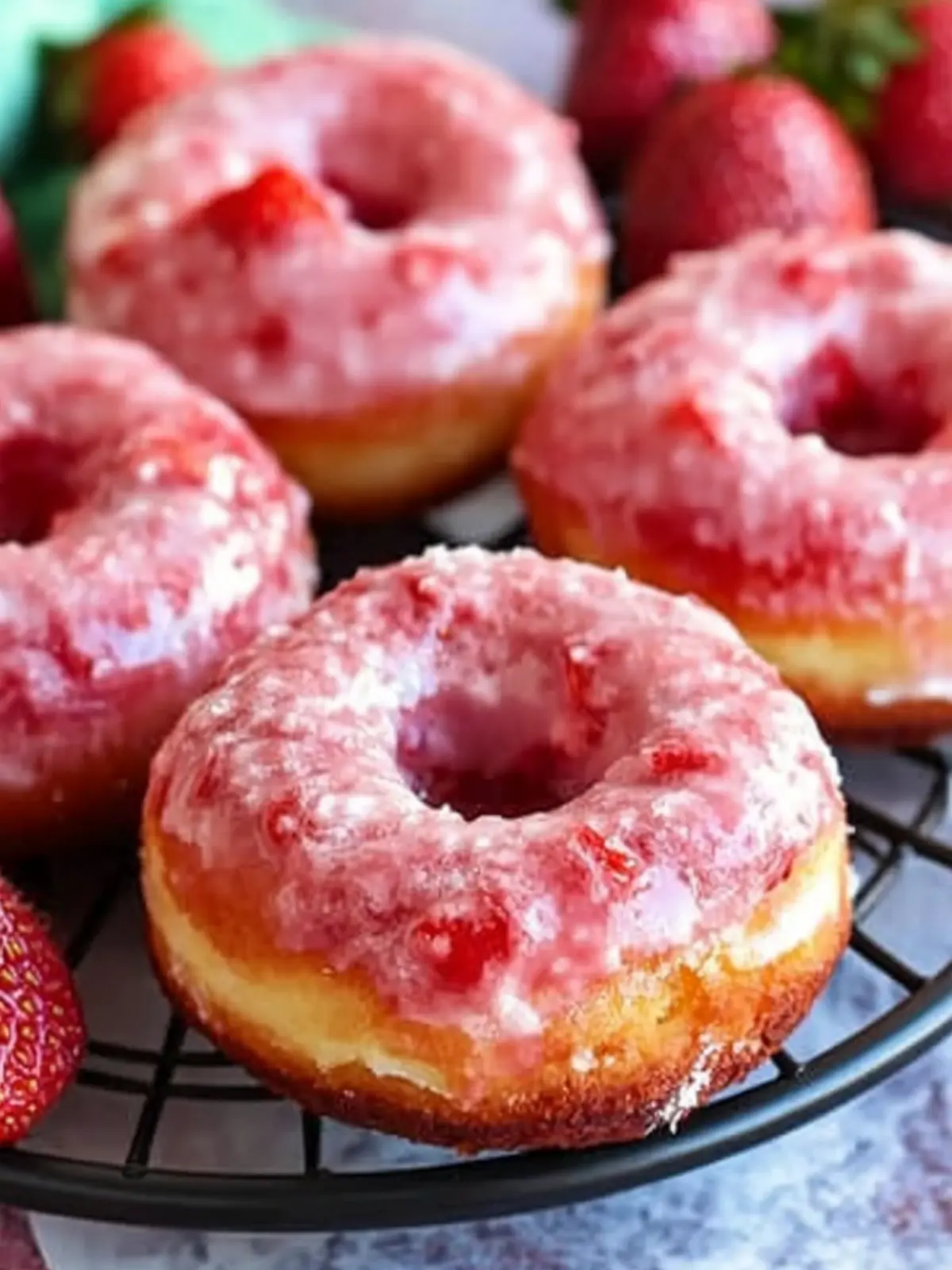 Luscious Strawberry Buttermilk Doughnuts for Sweet Mornings 5 Strawberry Buttermilk Doughnuts