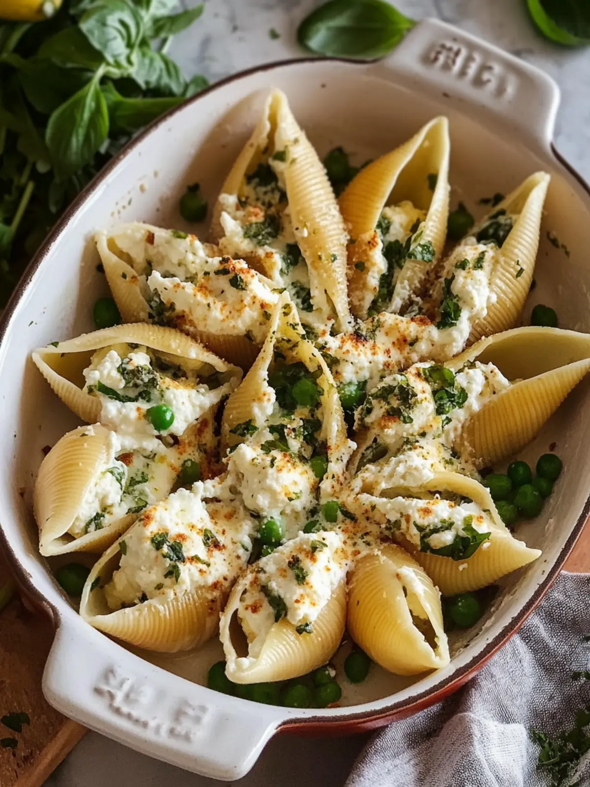 Lemony Ricotta Stuffed Shells: A Fresh Twist on Comfort Food 5 Lemony Ricotta Stuffed Shells