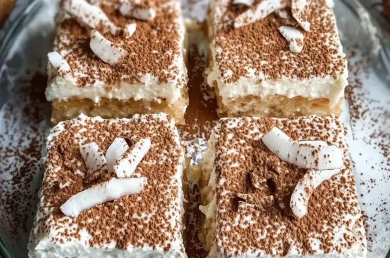 Coconut Rum (Coquito) Tiramisu