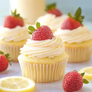 Delicious Strawberry Lemonade Cupcakes for a Sweet Summer Treat 9 Strawberry Lemonade Cupcakes