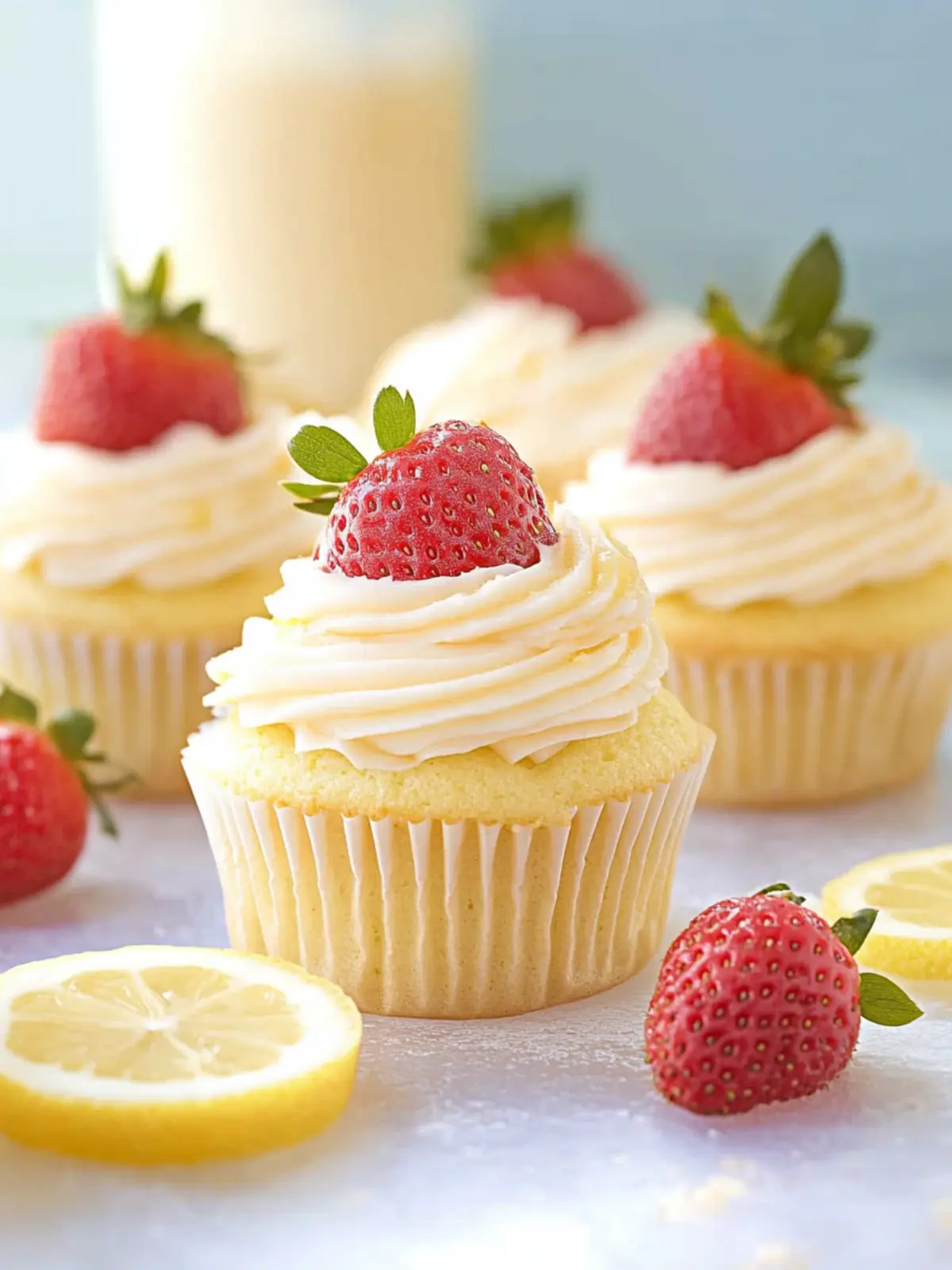 Delicious Strawberry Lemonade Cupcakes for a Sweet Summer Treat 5 Strawberry Lemonade Cupcakes