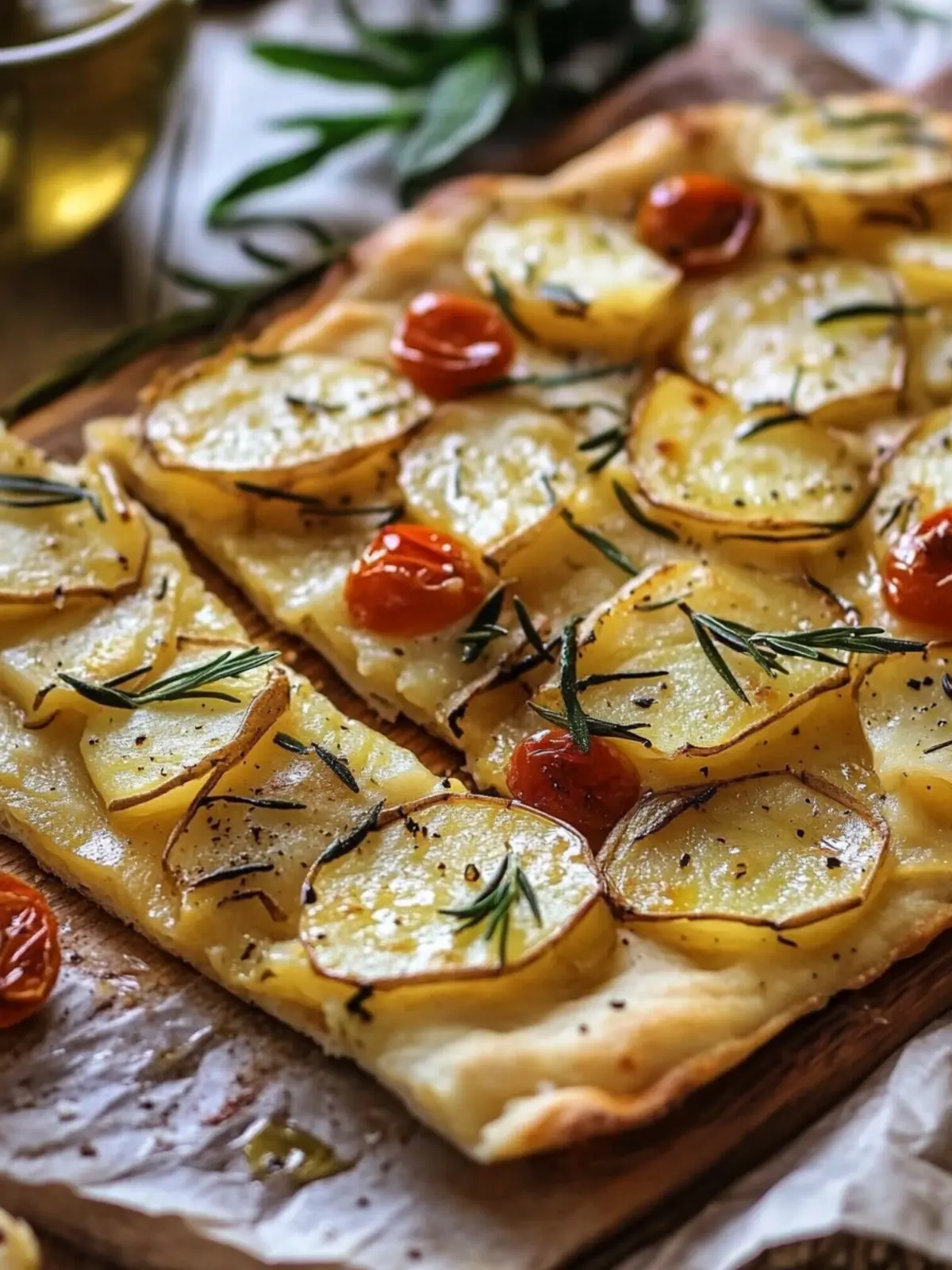 Crispy Potato Flatbread: A Deliciously Easy Italian Delight 2 Potato Flatbread