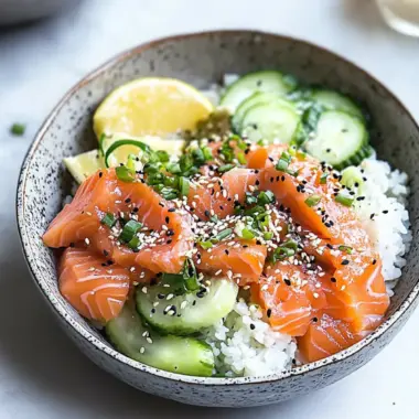 Quick Miso Soy Salmon Sashimi Bowl You'll Love in 15 Minutes 9 Miso Soy Salmon Sashimi Bowl
