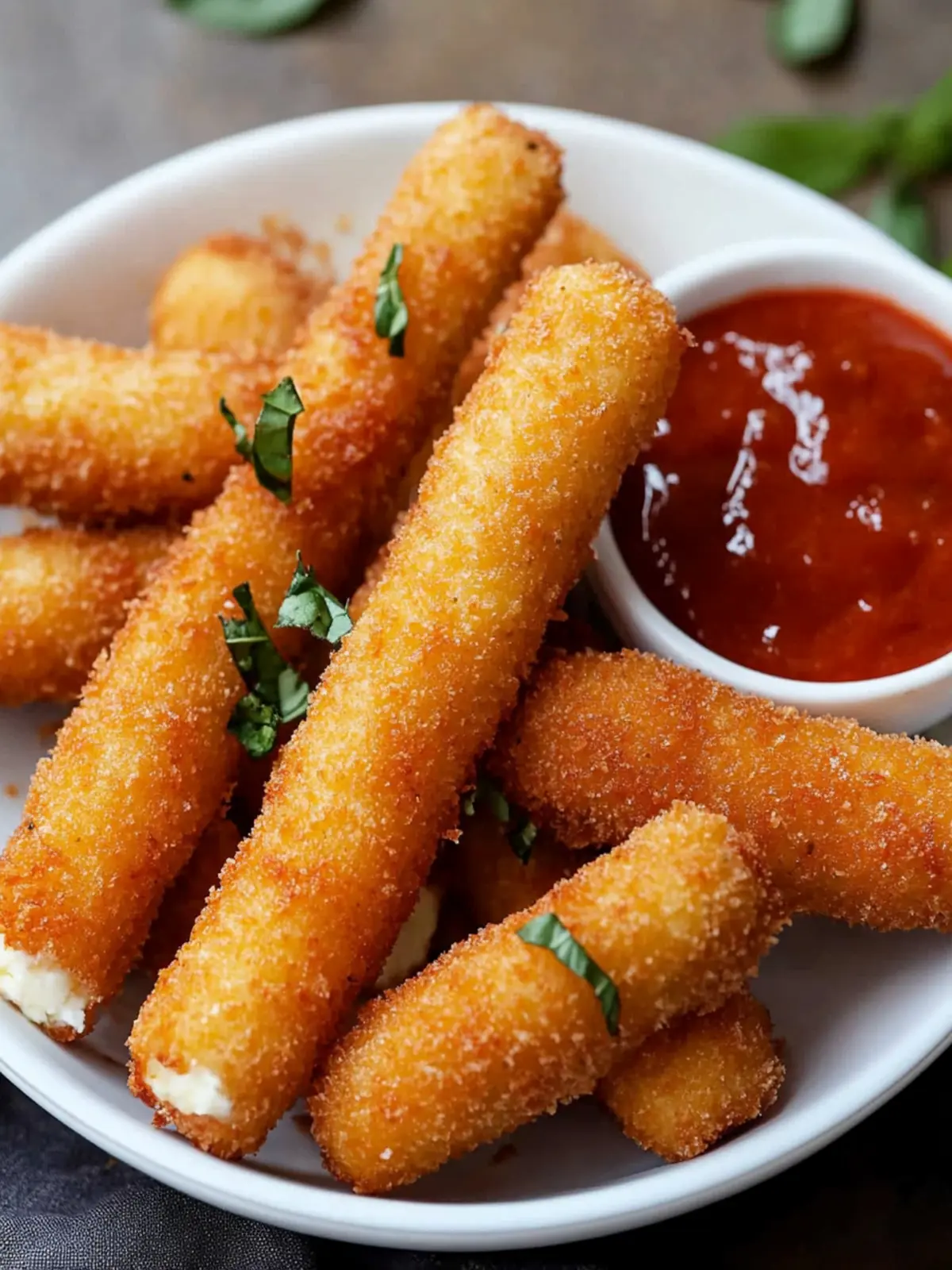 Crispy Air Fryer Mozzarella Sticks in Minutes for Snack Bliss 3 Air Fryer Mozzarella Sticks