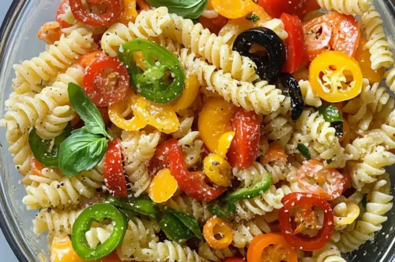 Sweet Pepper Pasta Salad