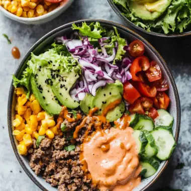 Delicious Burger Bowls: A Fun Twist on Classic Flavors 9 Burger Bowls