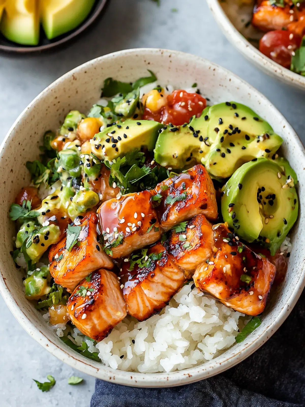 Delicious Honey Glazed Salmon Bowl Ready in Just 30 Minutes 4 Honey Glazed Salmon Bowl