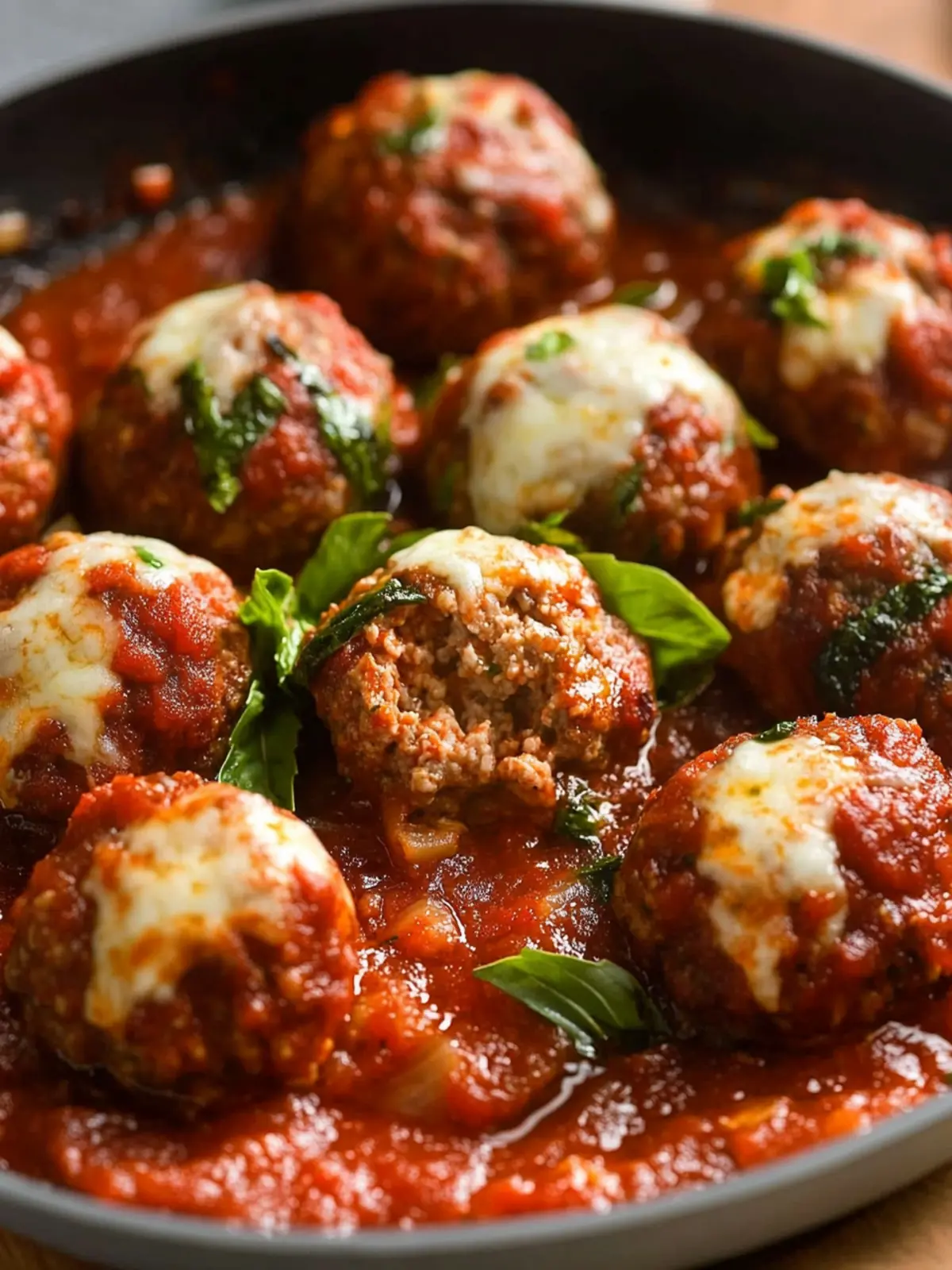 Mozzarella Stuffed Meatballs That Will Steal Your Heart 4 Mozzarella Stuffed Meatballs