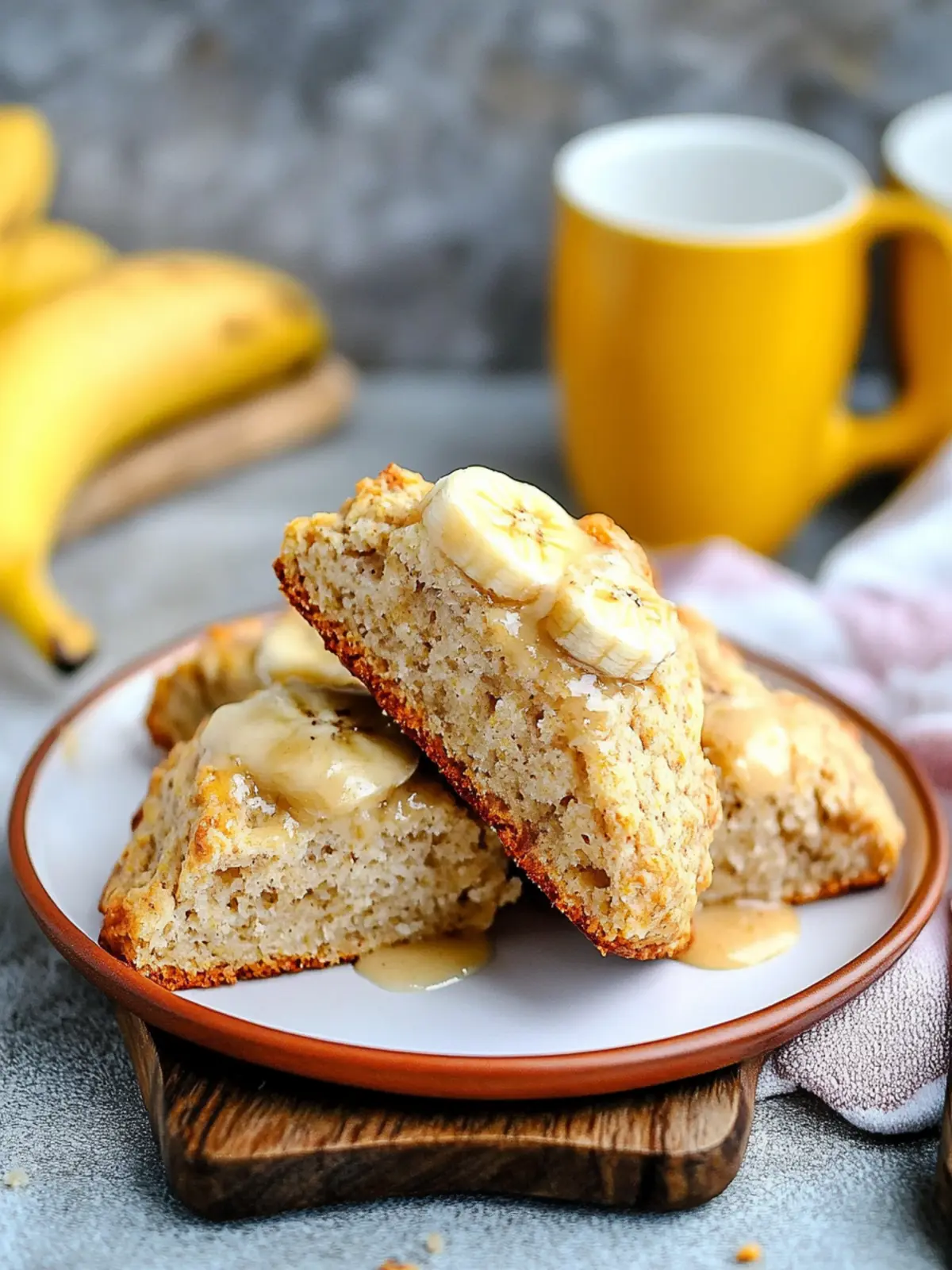 Banana Bread Scones with Creamy Cinnamon Glaze for Breakfast Bliss 5 Banana Bread Scones