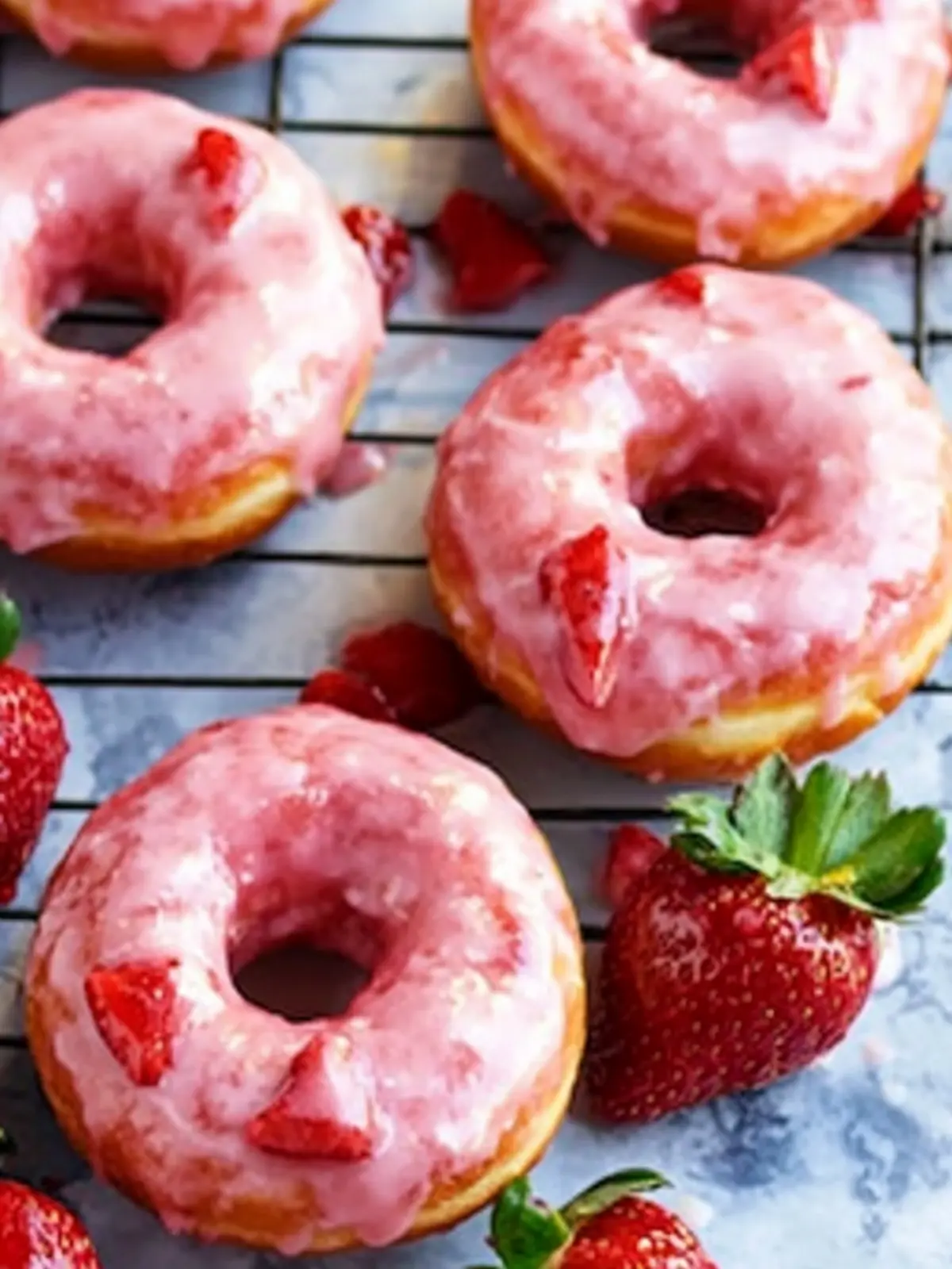 Luscious Strawberry Buttermilk Doughnuts for Sweet Mornings 2 Strawberry Buttermilk Doughnuts
