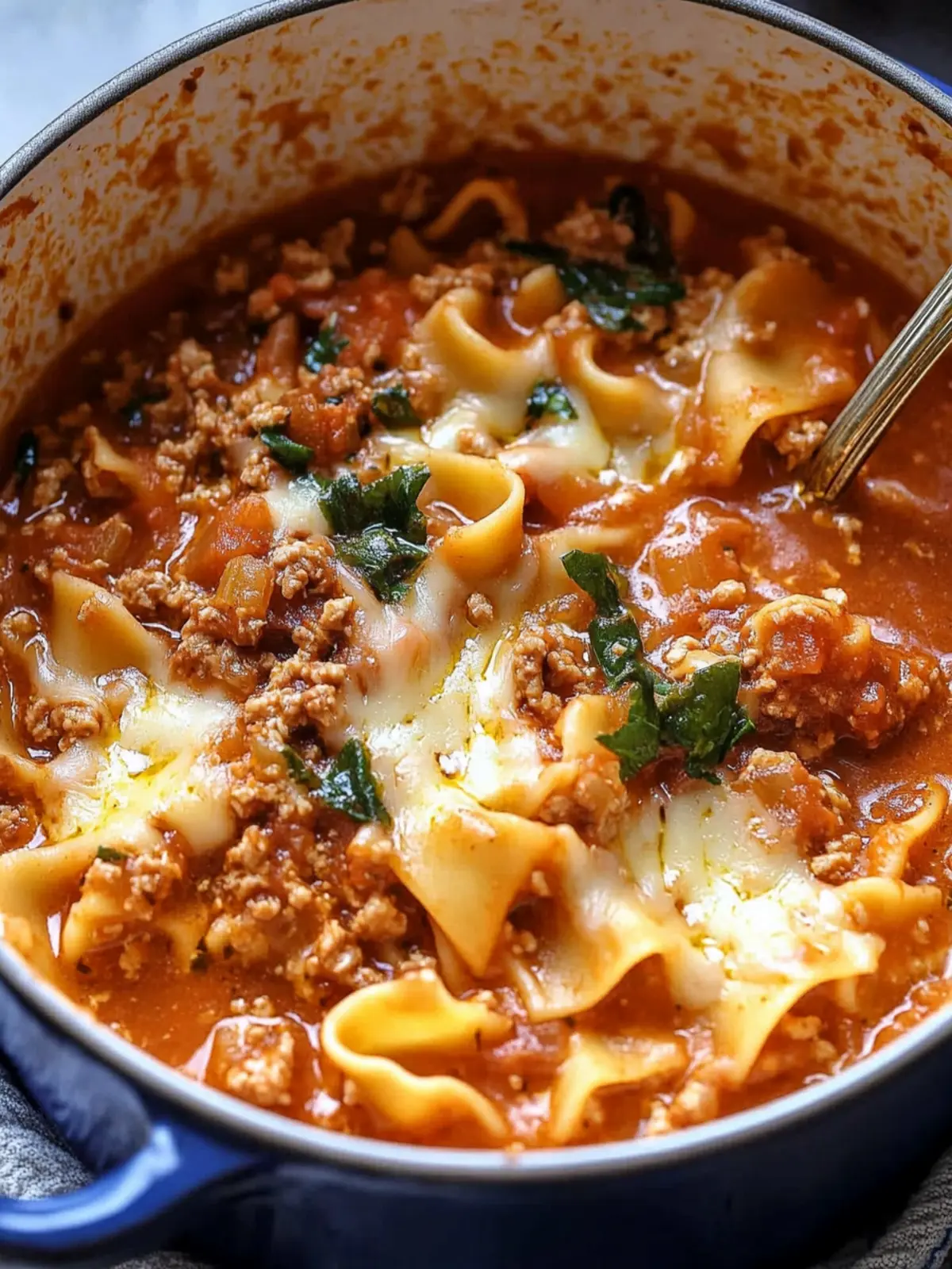 One Pot Lasagna Soup: Comfort in Every Delicious Bite 5 One Pot Lasagna Soup