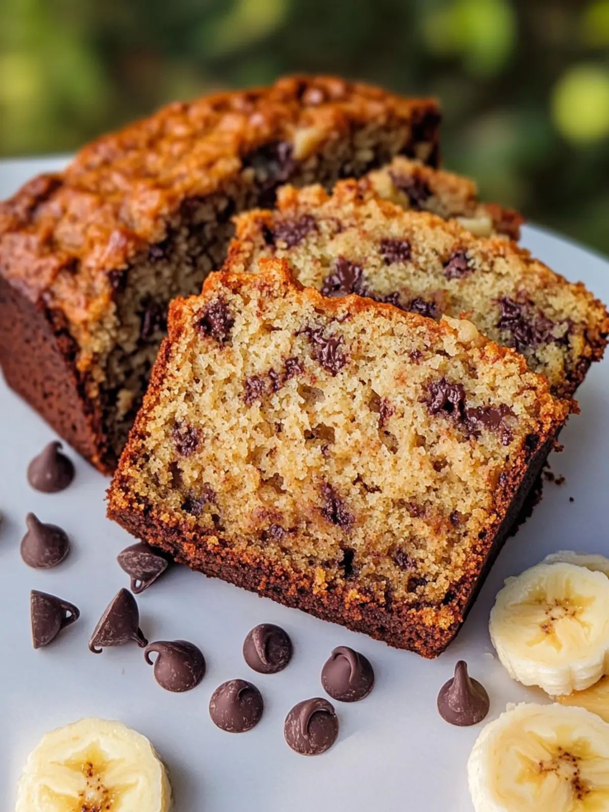 Delicious Coconut Banana Bread with Chocolate Chips Bliss 5 Coconut Banana Bread with Chocolate Chips