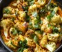 Spice-Roasted Cauliflower in Creamy Coconut Tomato Sauce