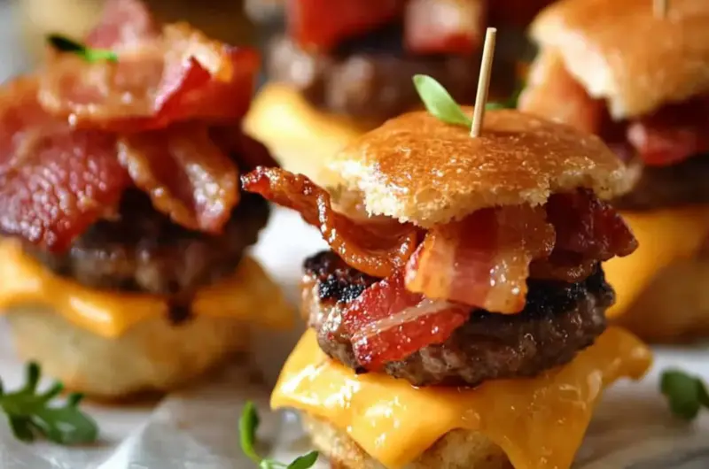 Mini Bacon Cheeseburger Bites