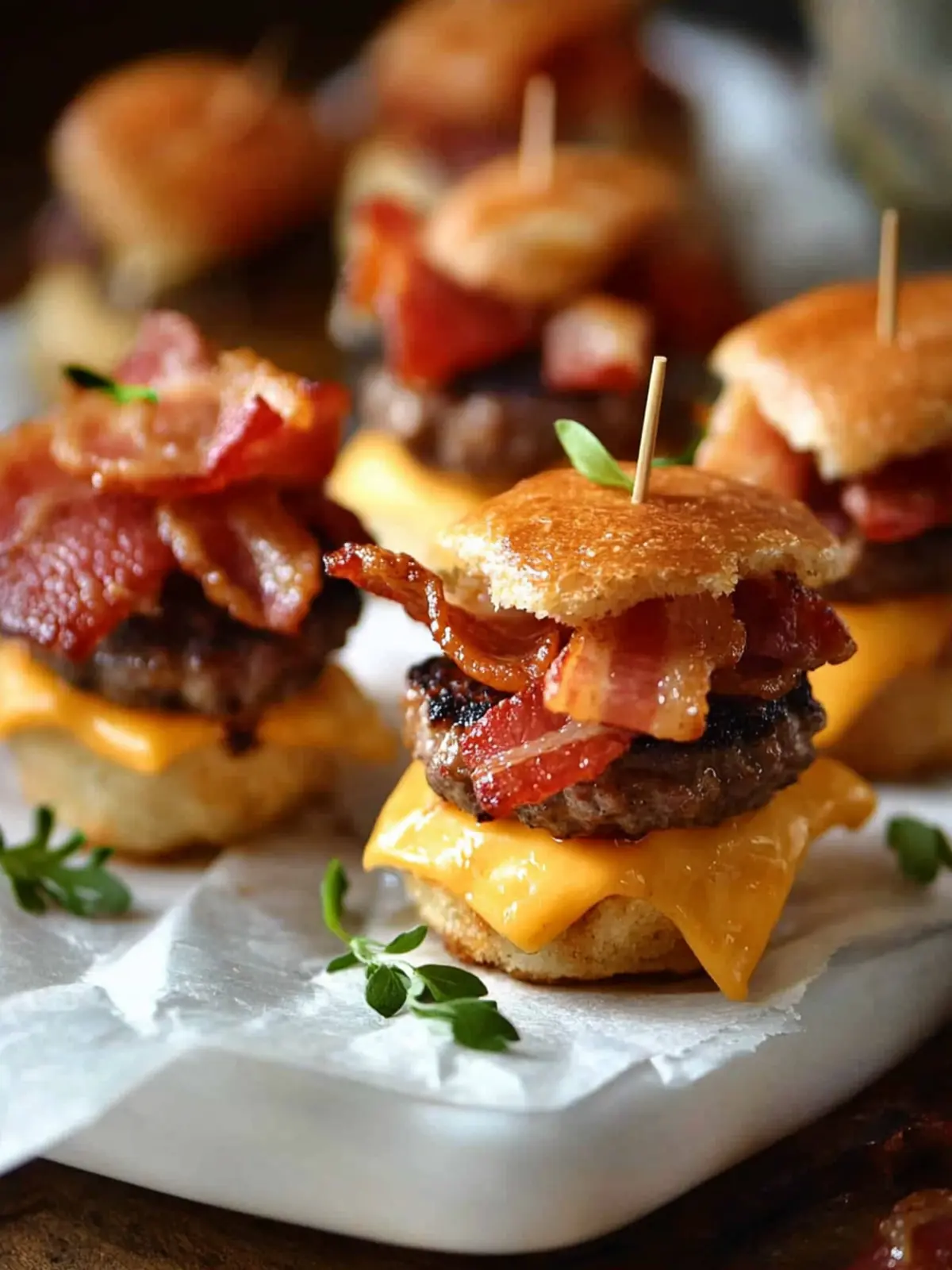 Mini Bacon Cheeseburger Bites That Will Wow Any Crowd 5 Mini Bacon Cheeseburger Bites