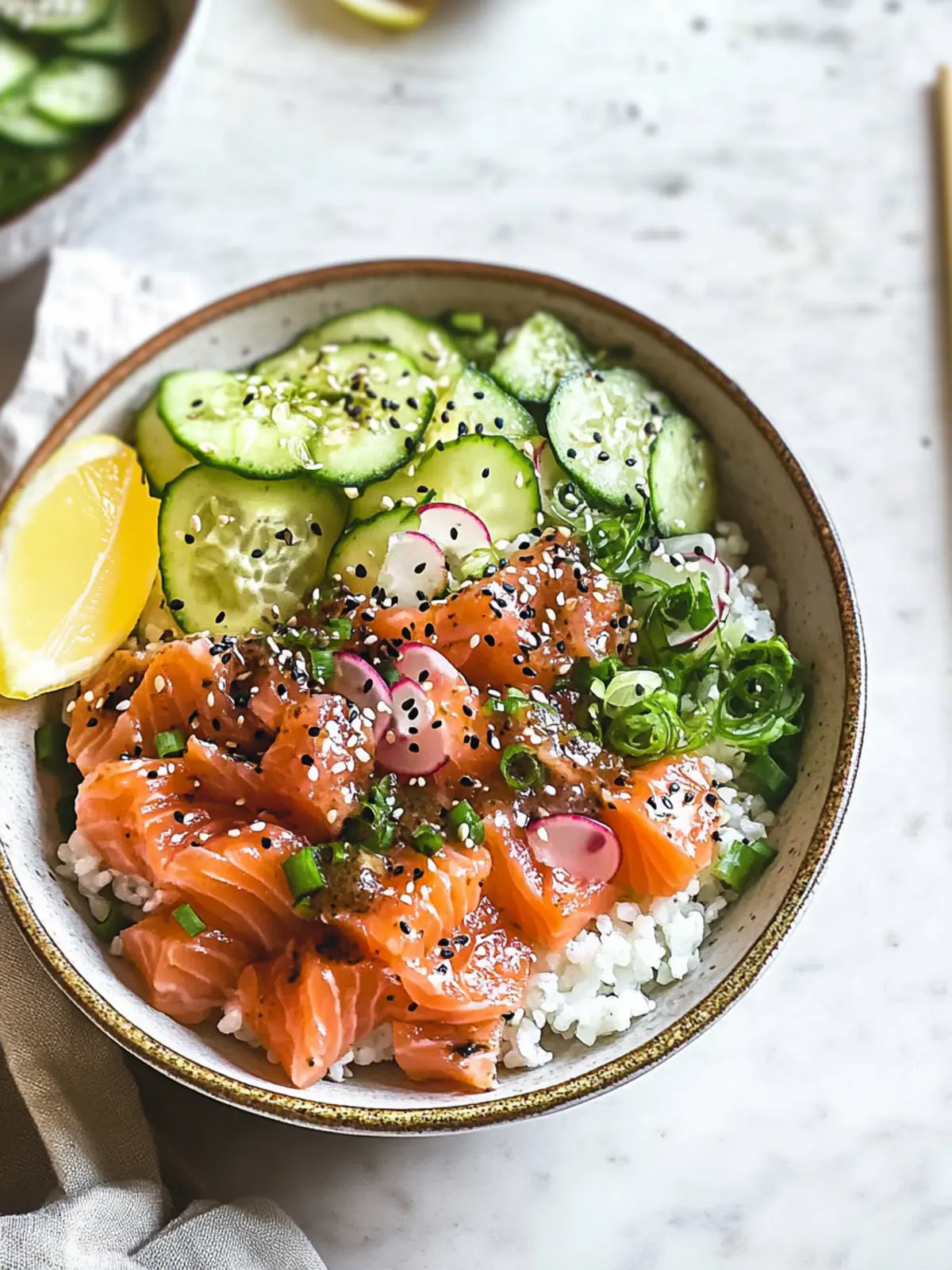 Quick Miso Soy Salmon Sashimi Bowl You'll Love in 15 Minutes 4 Miso Soy Salmon Sashimi Bowl