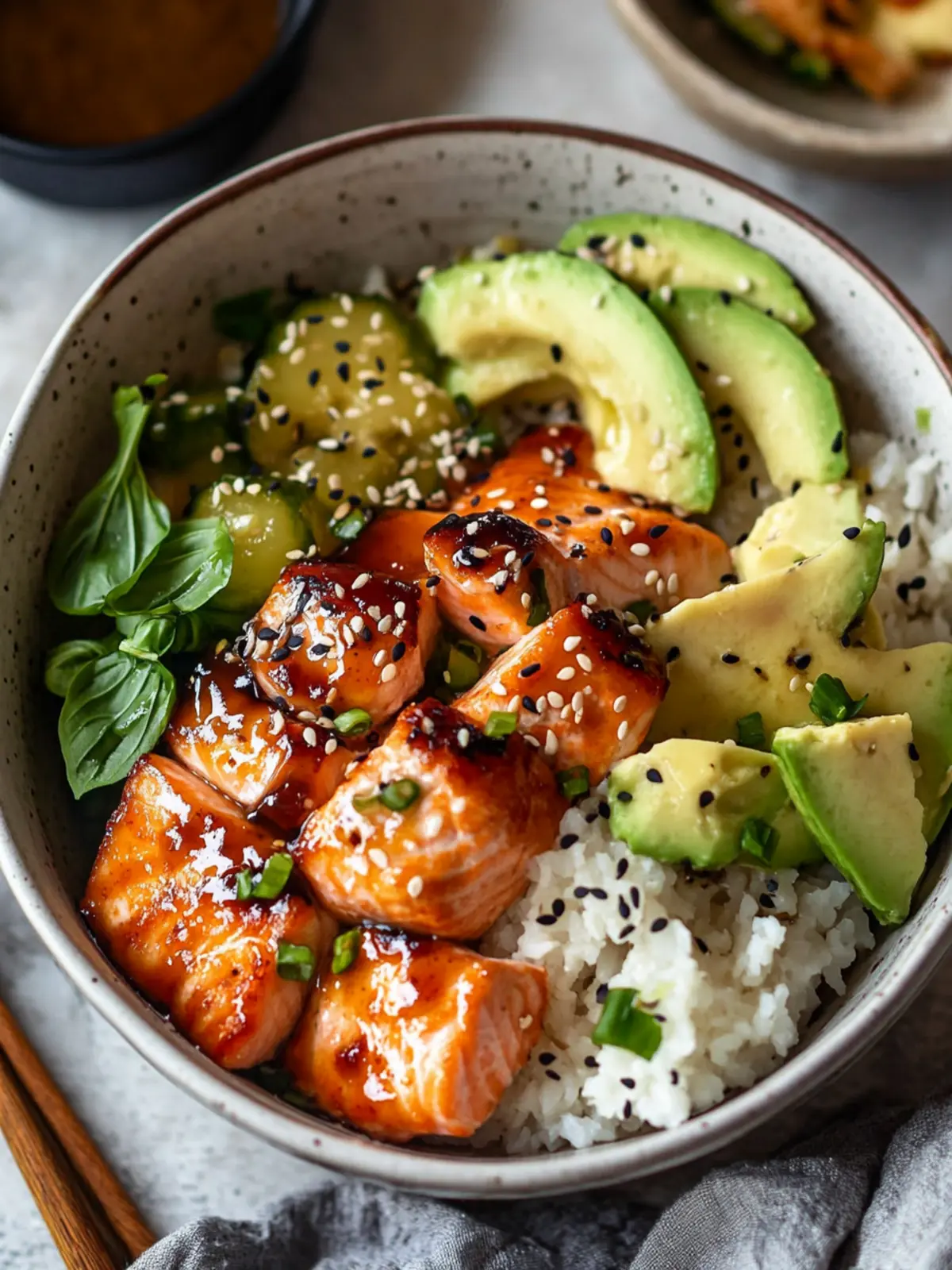 Delicious Honey Glazed Salmon Bowl Ready in Just 30 Minutes 5 Honey Glazed Salmon Bowl