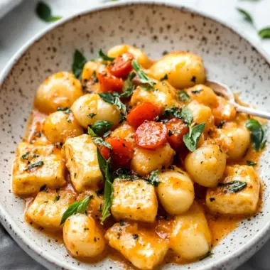 Marry Me Crispy Tofu with Gnocchi: A Cozy Vegan Delight 10 Marry Me Crispy Tofu with Gnocchi