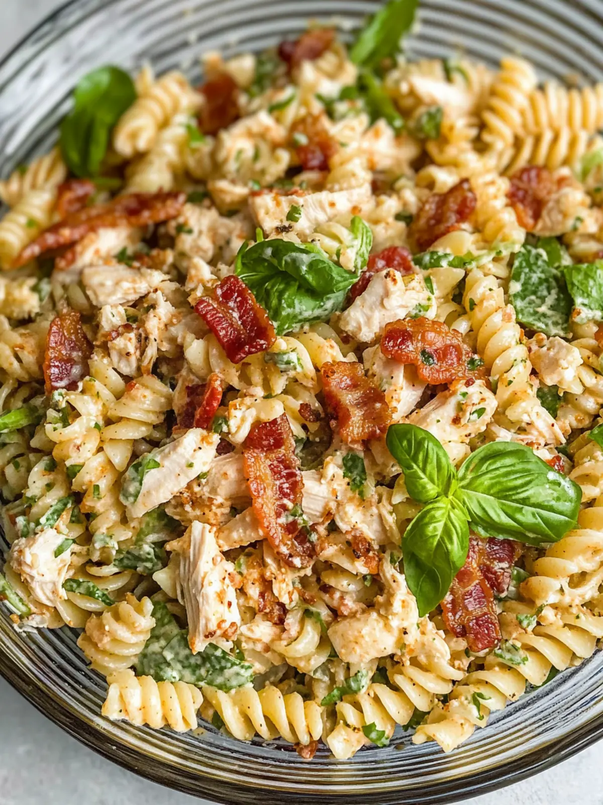 Delicious Chicken Bacon Ranch Pasta Salad for Easy Meals 4 Chicken Bacon Ranch Pasta Salad