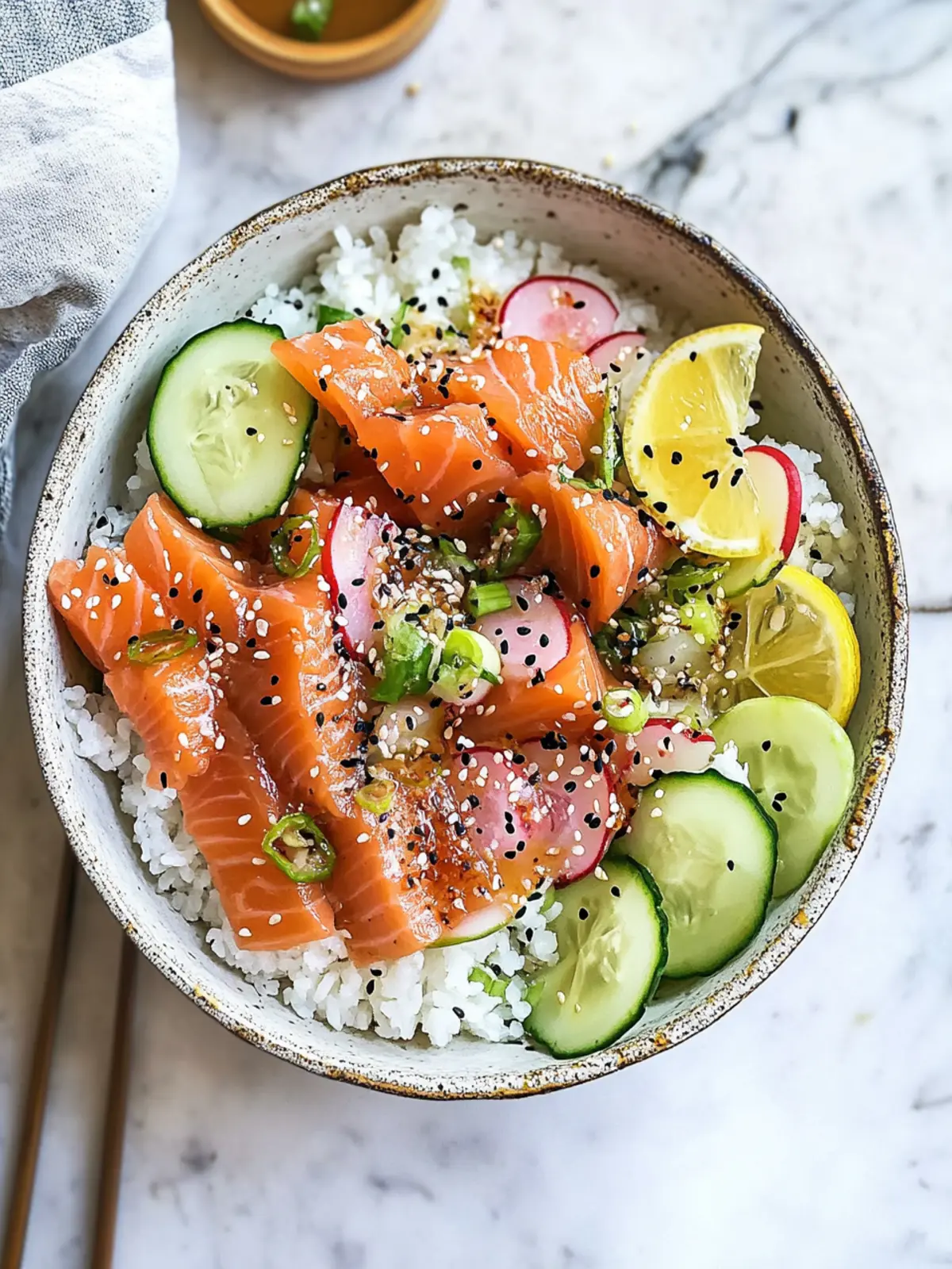 Quick Miso Soy Salmon Sashimi Bowl You'll Love in 15 Minutes 2 Miso Soy Salmon Sashimi Bowl