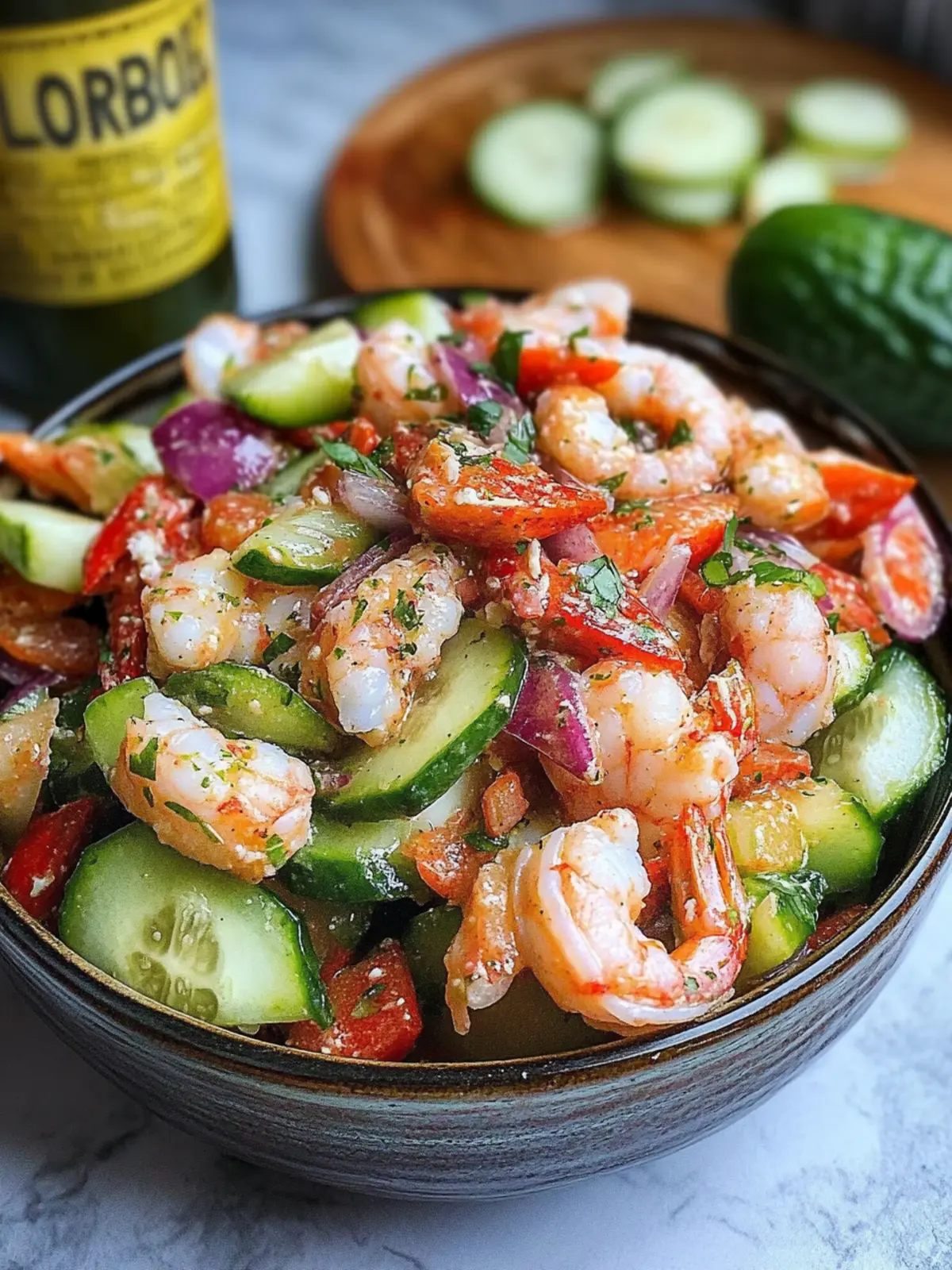 Chill Out with This Refreshing Crawfish Cucumber Salad 4 Crawfish Cucumber Salad