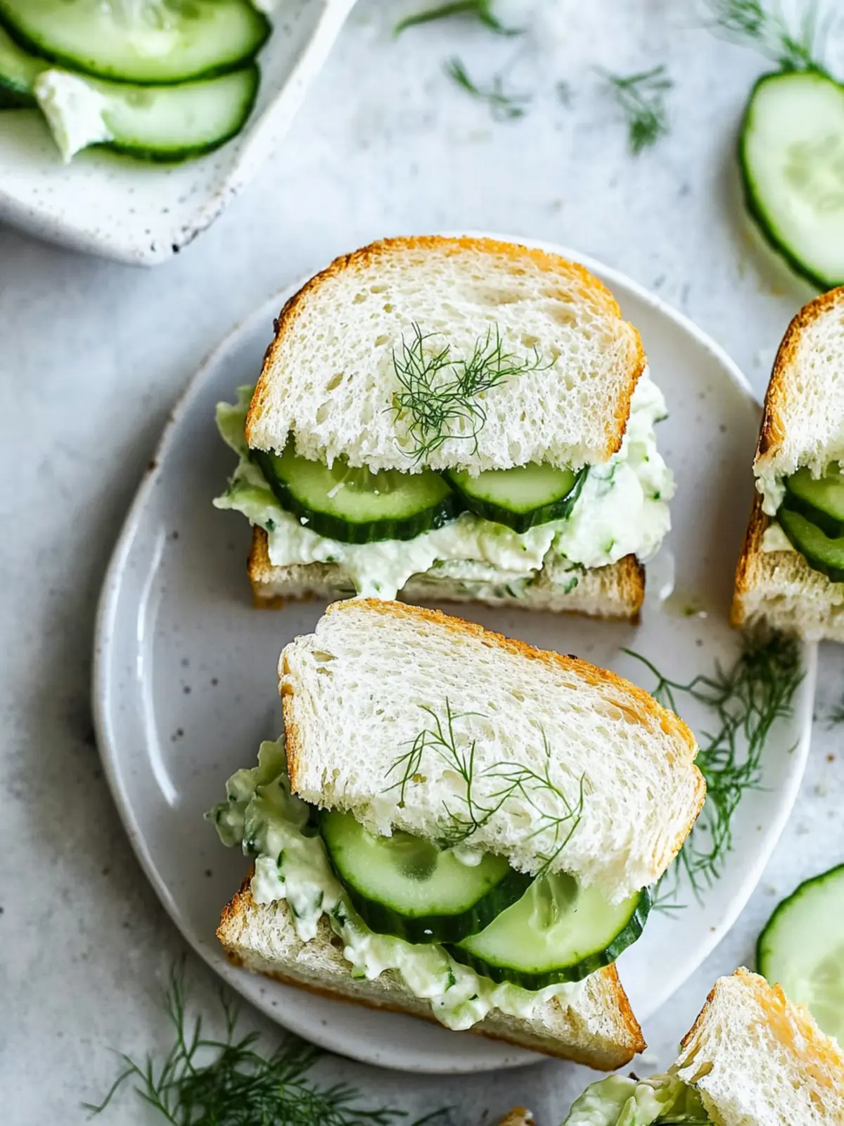 Delicious Cucumber Sandwiches for a Refreshing Bite 2 Cucumber Sandwiches
