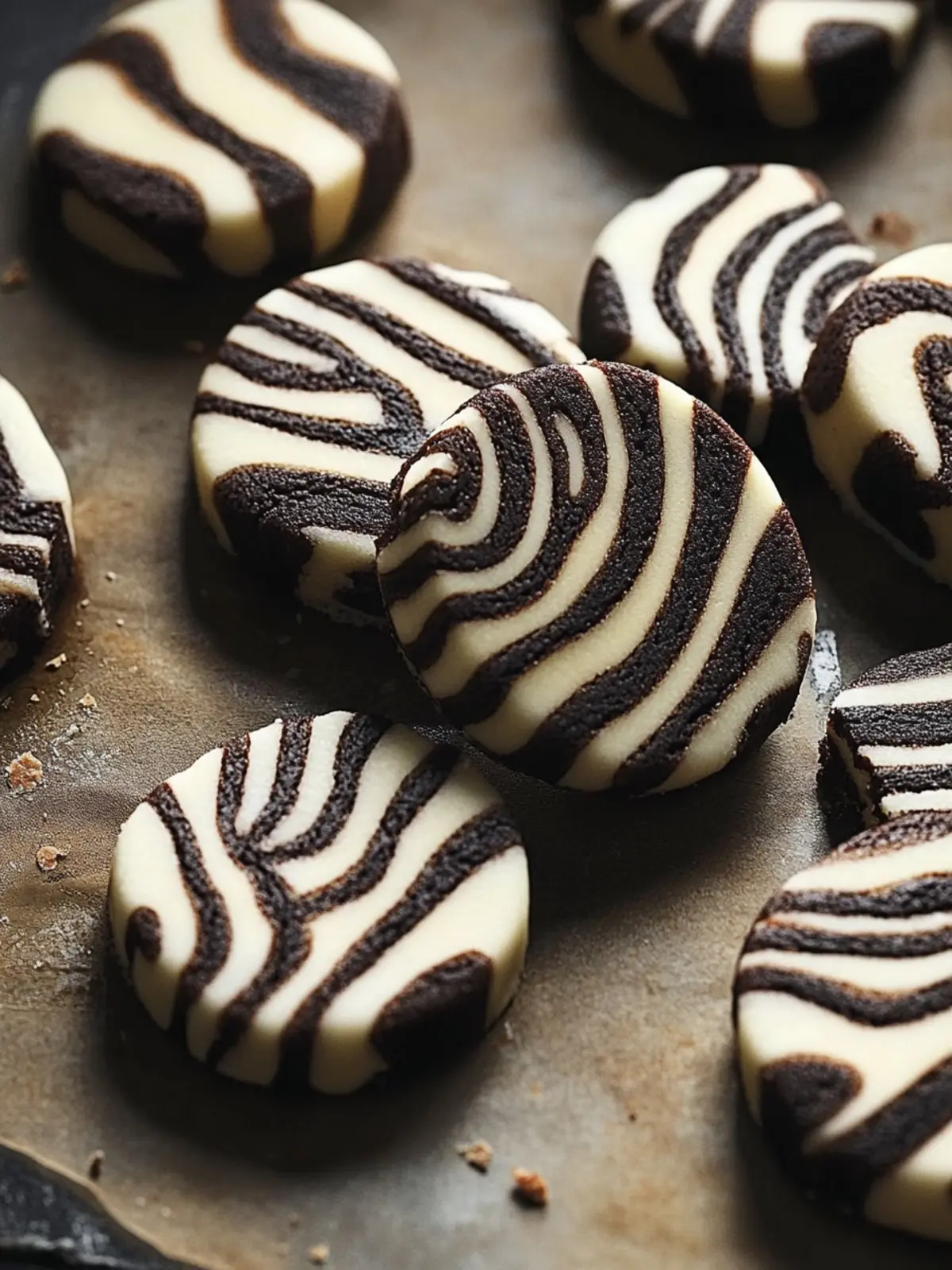 Zebra Cookies: Irresistibly Cute Chocolate-Vanilla Treats 4 Zebra Cookies