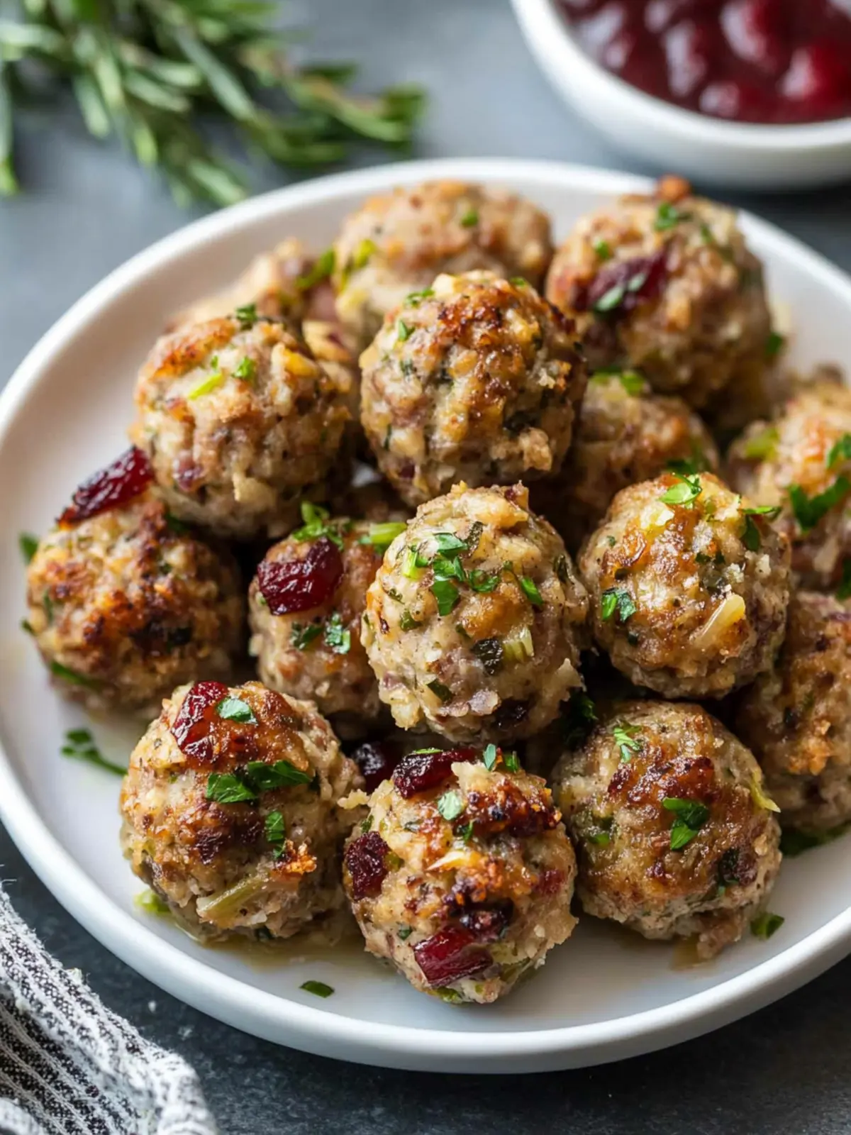 Savory Turkey and Stuffing Meatballs Your Family Will Love 4 Turkey and Stuffing Meatballs