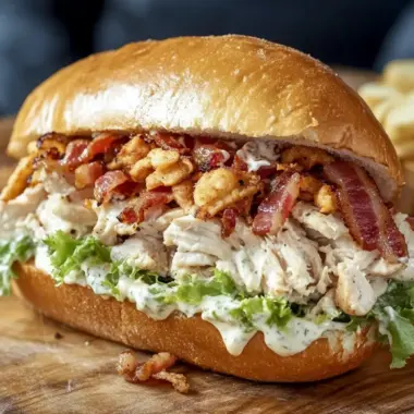 Delicious Chopped Chicken Bacon Ranch Sandwich for Busy Nights 9 Chopped Chicken Bacon Ranch Sandwich
