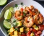 Quick and Easy Shrimp and Rice Bowls with Tropical Salsa
