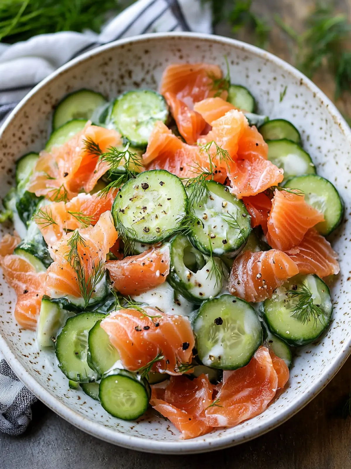 Smoked Salmon Cucumber Salad: A Refreshing Protein-Packed Delight 2 Smoked Salmon Cucumber Salad