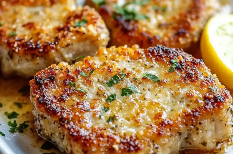 Parmesan Baked Pork Chops