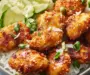 Tropical Crunchy Coconut Chicken with Spicy Mayo & Salad