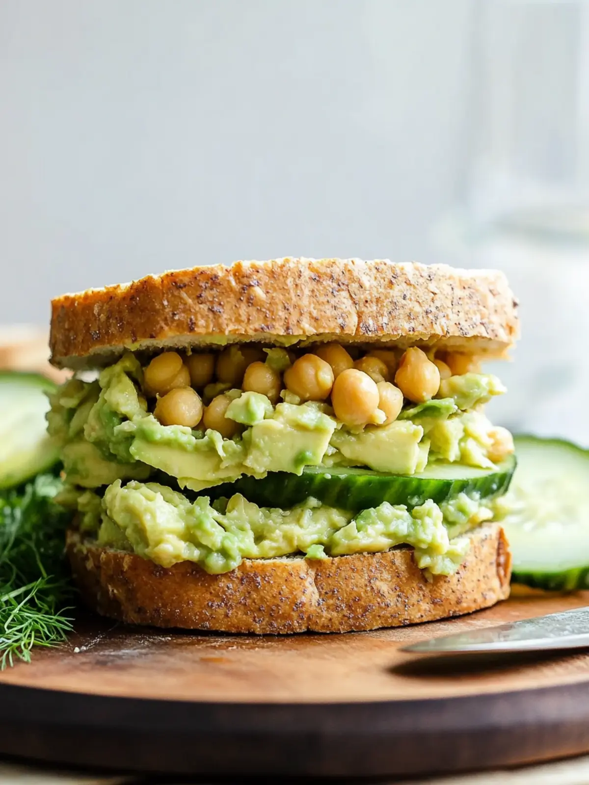 Smashed Chickpea Avocado Dill Pickle Sandwiches That Wow 4 Smashed Chickpea Avocado Dill Pickle Sandwiches