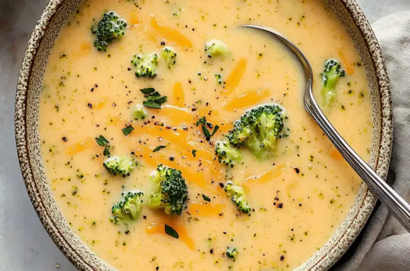 Instant Pot Broccoli Cheddar Soup