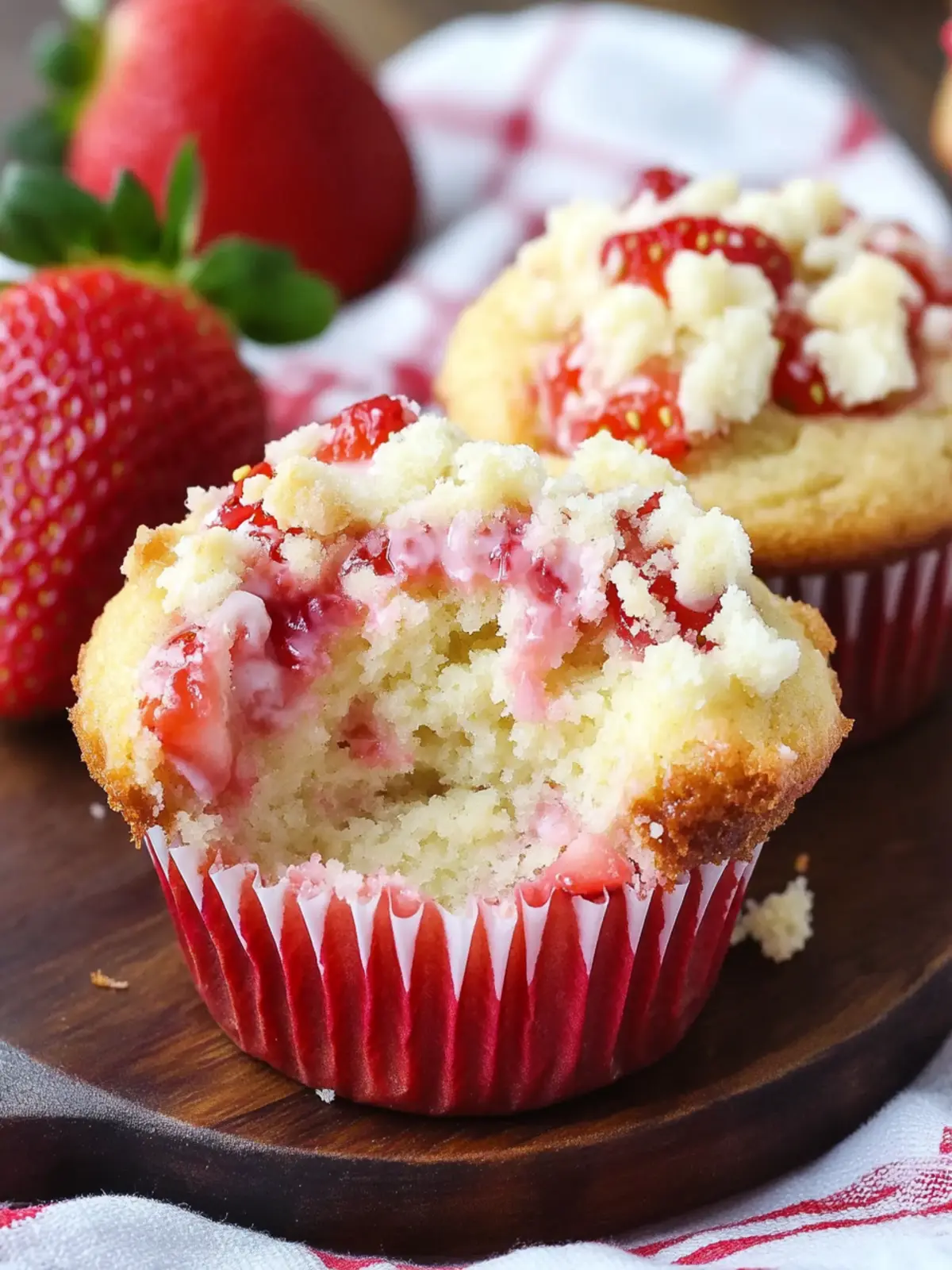 Strawberry Cream Cheese Muffins that Will Brighten Your Morning 3 Strawberry Cream Cheese Muffins