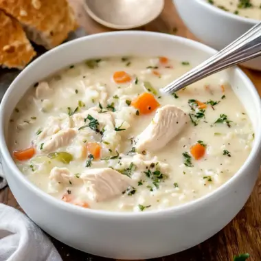 Creamy Chicken and Rice Soup: Your Ultimate Comfort Bowl 9 Creamy Chicken and Rice Soup