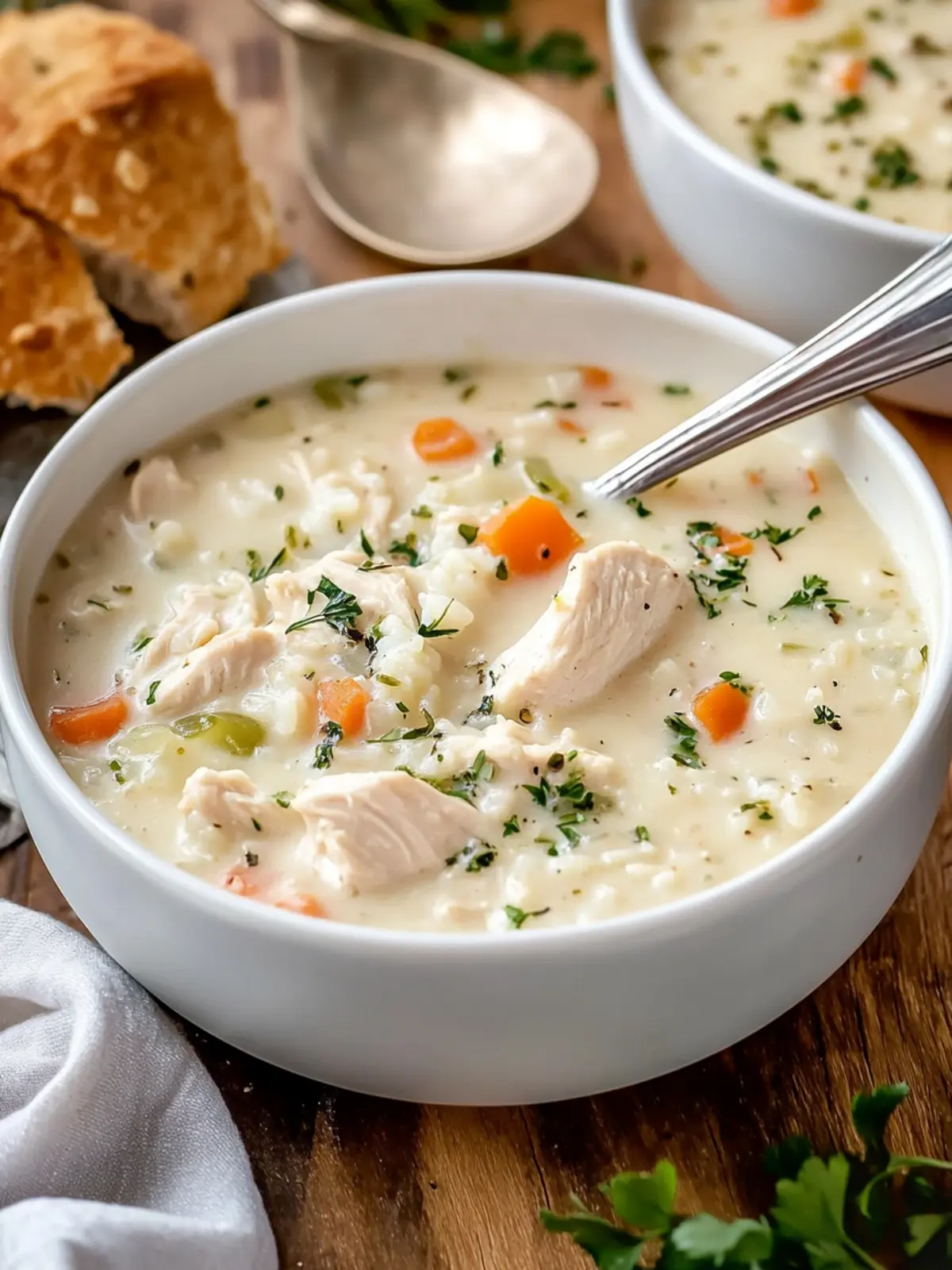 Creamy Chicken and Rice Soup: Your Ultimate Comfort Bowl 5 Creamy Chicken and Rice Soup
