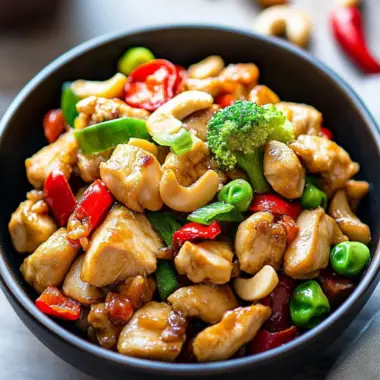 Cashew Chicken Stir-Fry: Quick, Healthy, and Irresistible! 10 Cashew Chicken