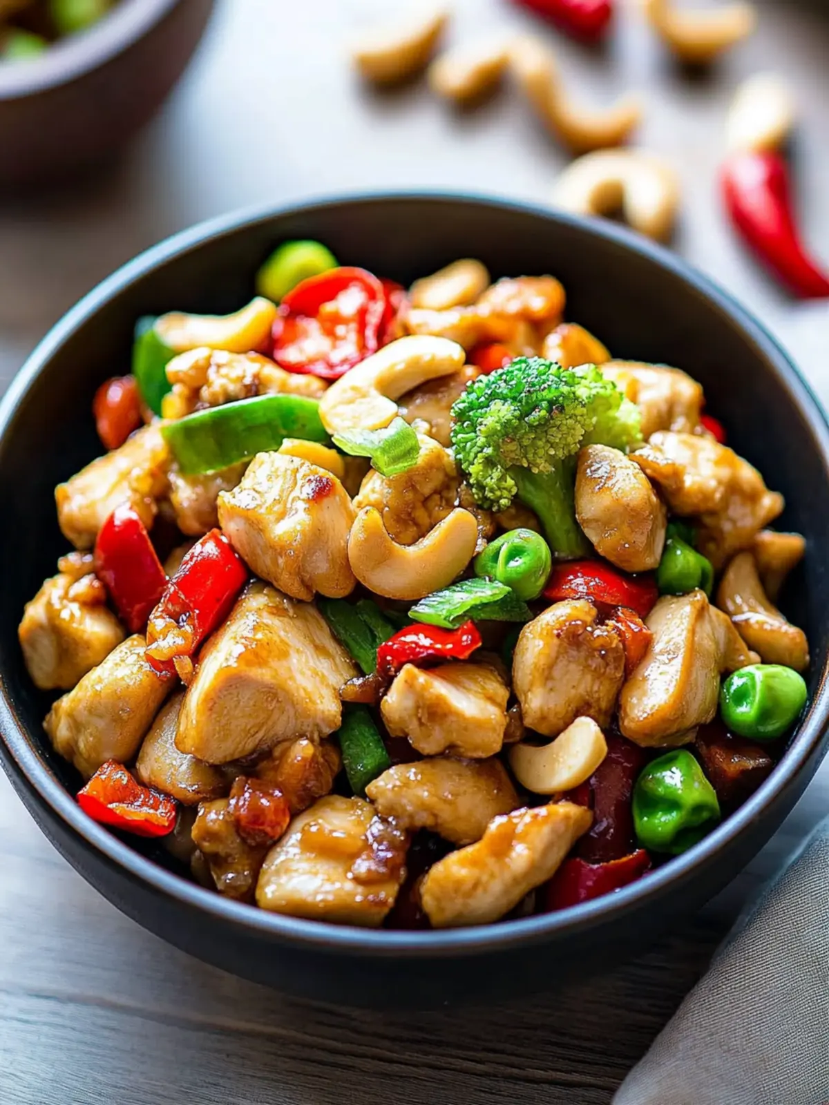 Cashew Chicken Stir-Fry: Quick, Healthy, and Irresistible! 5 Cashew Chicken