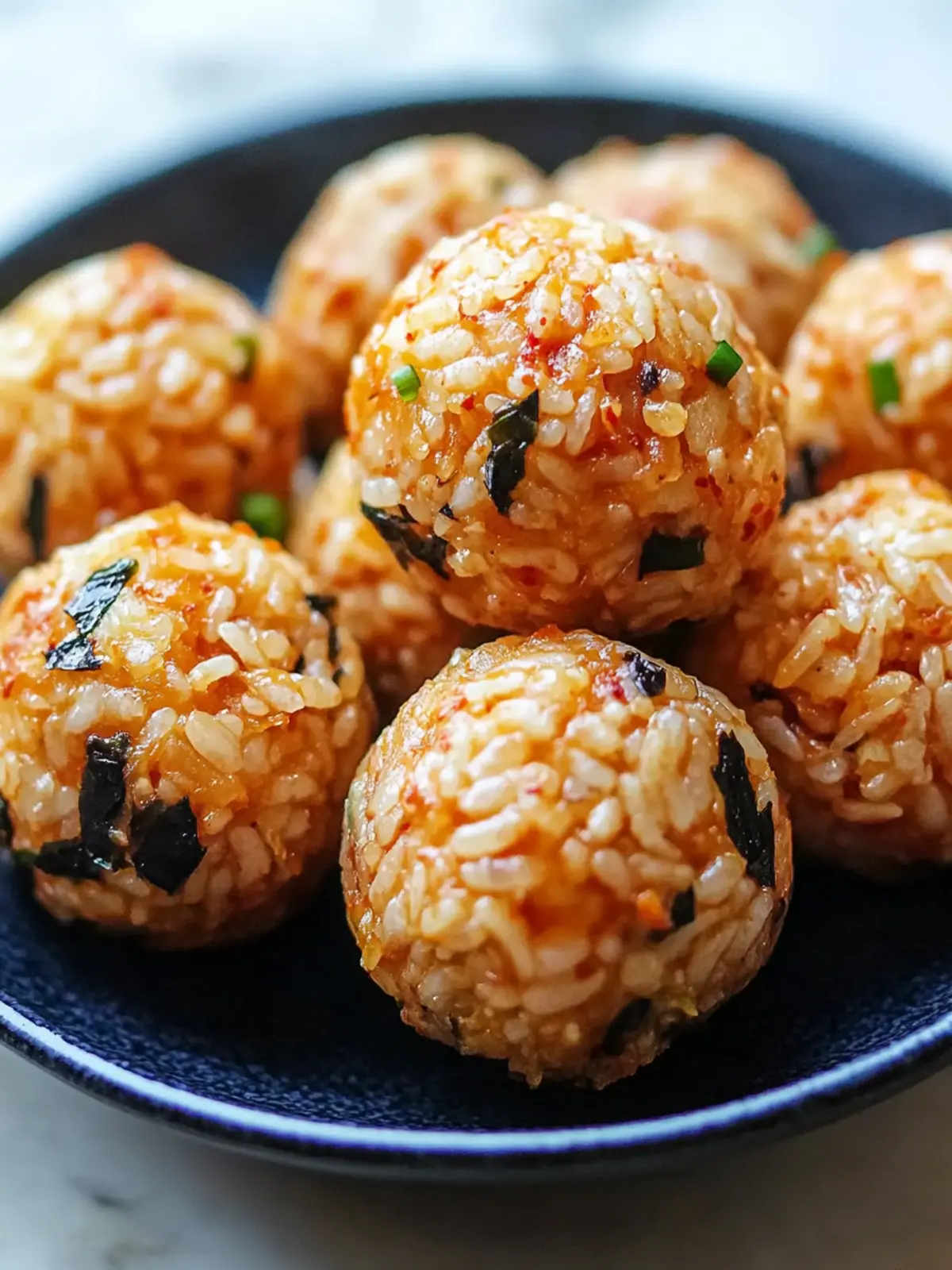 Delicious Kimchi Rice Balls (Kimchi Jumeokbap) for Quick Snacking 3 Kimchi Rice Balls (Kimchi Jumeokbap)