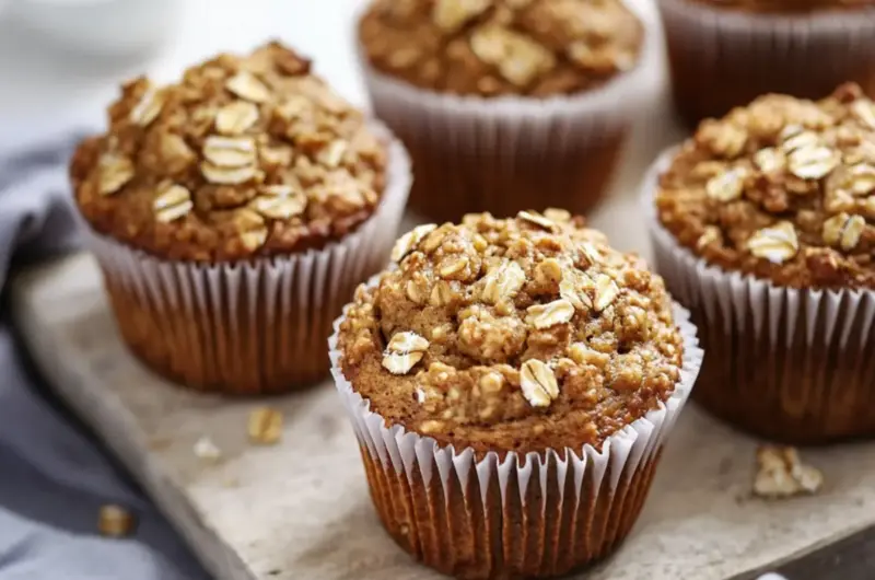 Banana Oatmeal Muffins