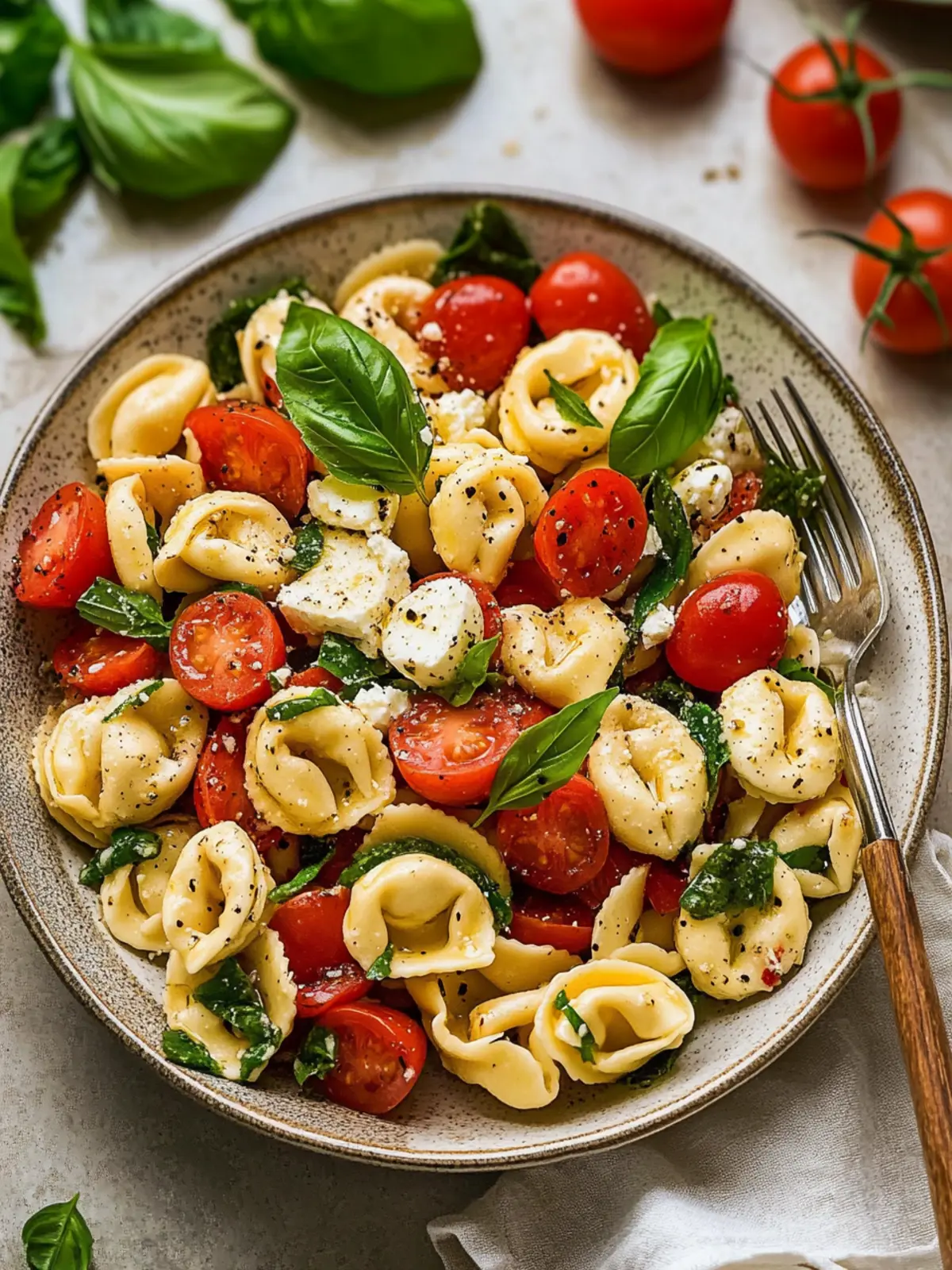 Tortellini Caprese Salad: A Fresh Spin on Classic Flavors 4 Tortellini Caprese Salad