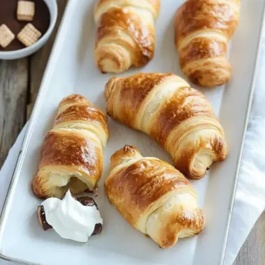S’mores Crescent Rolls: Sweet, Gooey Treats to Wow Your Guests 9 S’mores Crescent Rolls