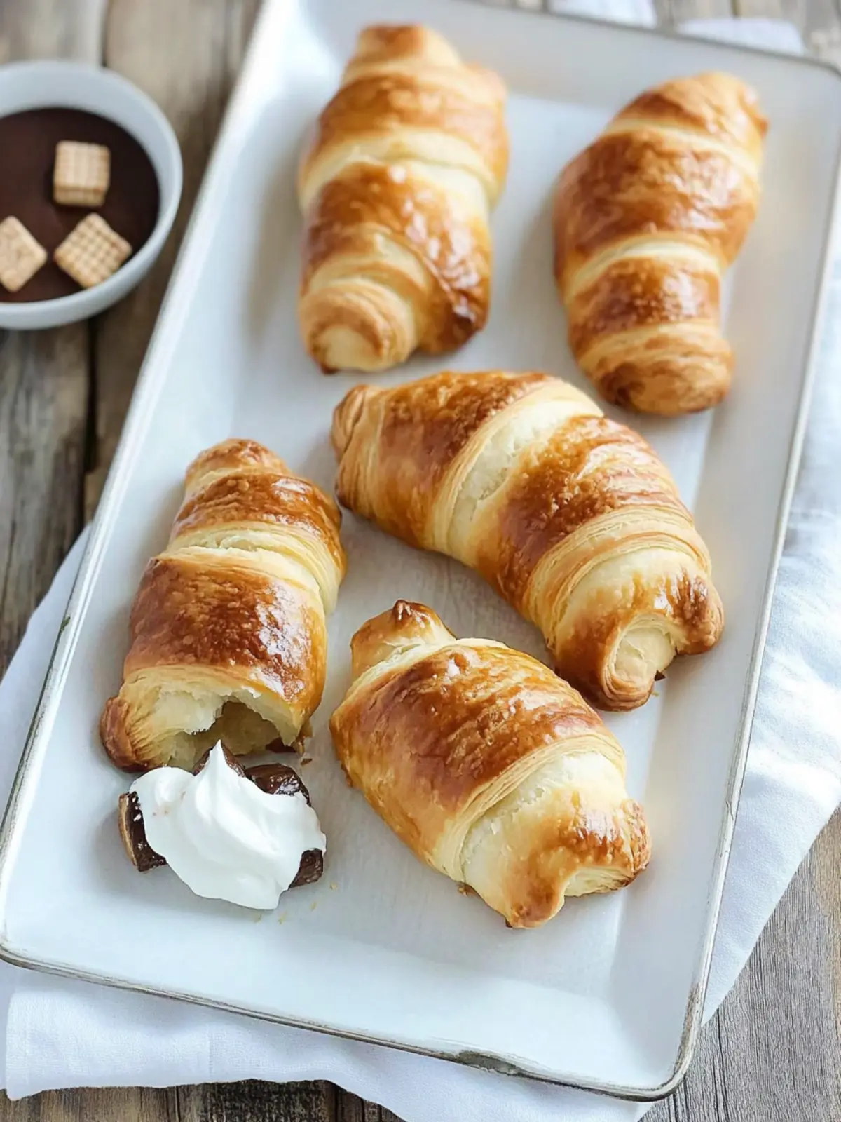 S’mores Crescent Rolls: Sweet, Gooey Treats to Wow Your Guests 5 S’mores Crescent Rolls